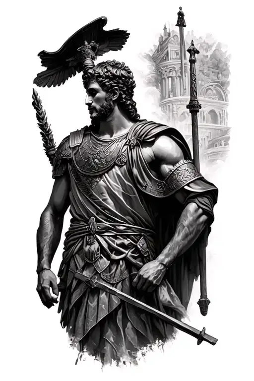 Colasuem And Roman Solider