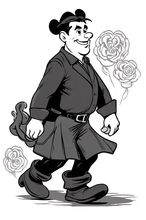 Dad Walking At Disney