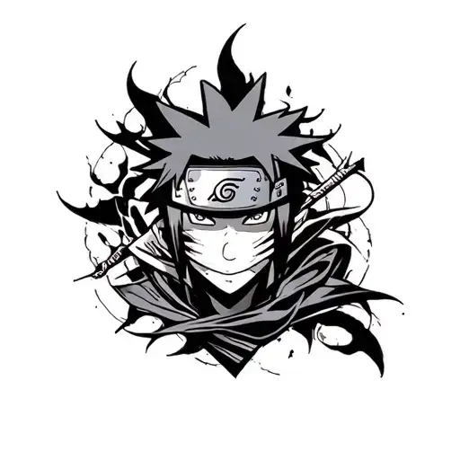 Unique Naruto Shinobi Op On Upper Side Shoulder