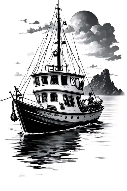 Fishing Boat In Memory