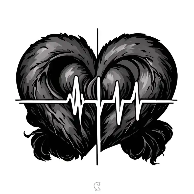 Heartbeat With A Cross