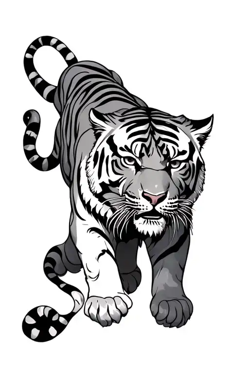 Climbing Japanese Tiger