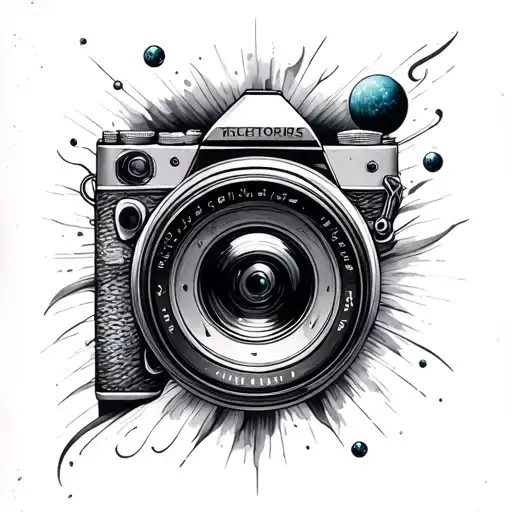 Space And Camera Lens Sleeve