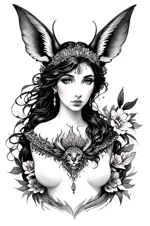 Beautiful Goddess Of All Animals And Wil Life