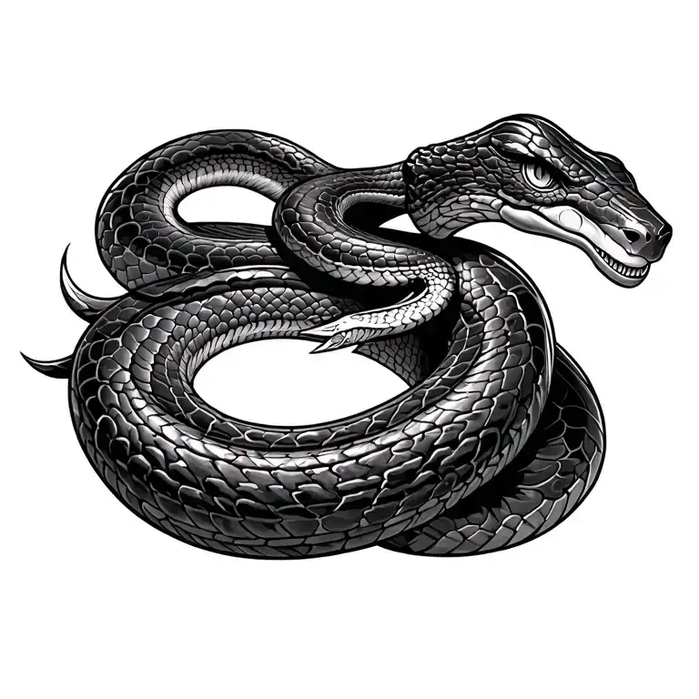 African Warrior King Cobra