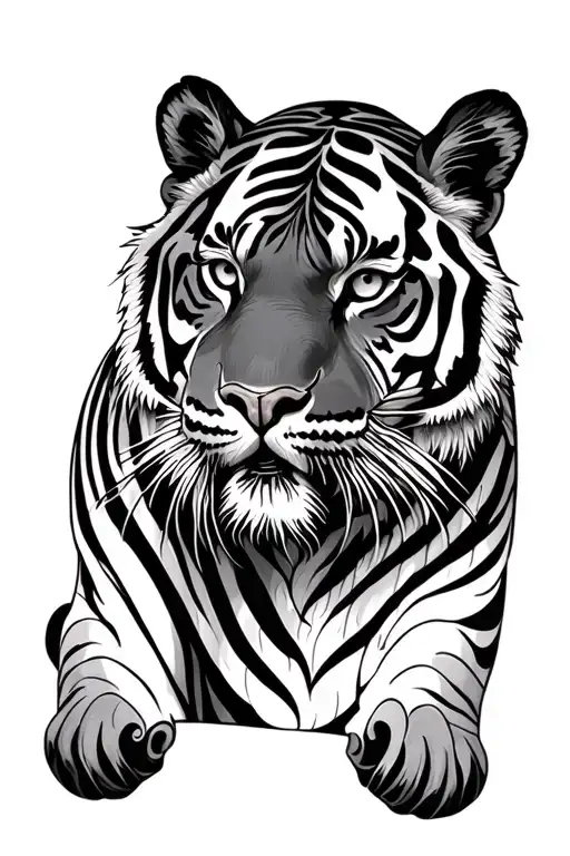 Tiger Not Mandala