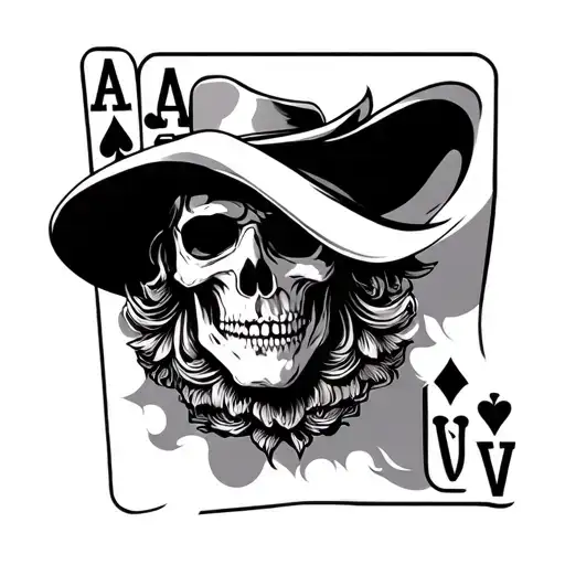 Western And Playing Cards