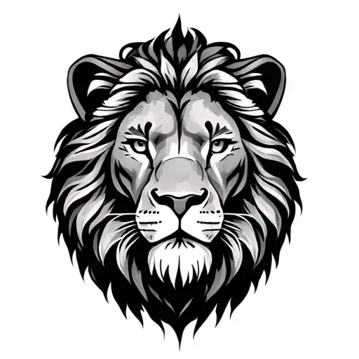 Zodiac Sign Lion Men Half Teschio