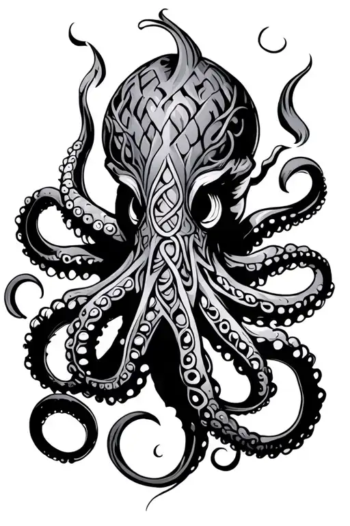 Celtic Octopus Or Kraken