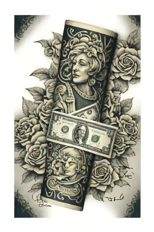 Money And Memories Arm Sleeve
