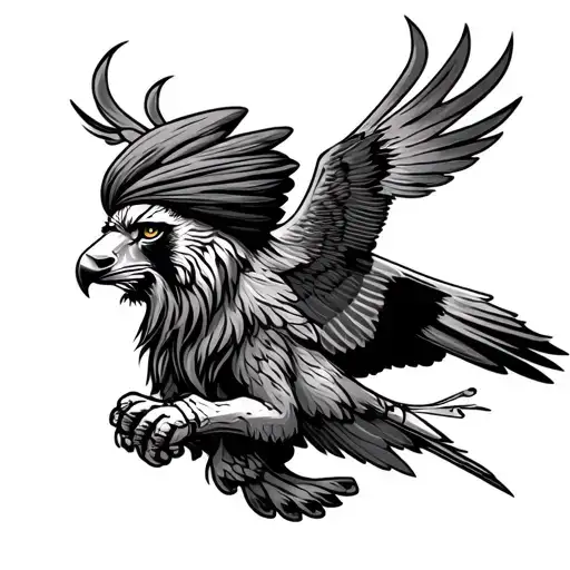 Tattoos Idea For Men From Punjab Aviator Lion Or A Sikh Hawk