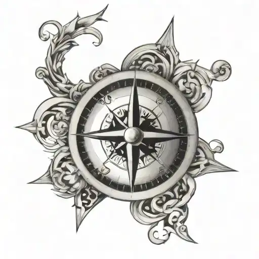 Compass Names Intertwined