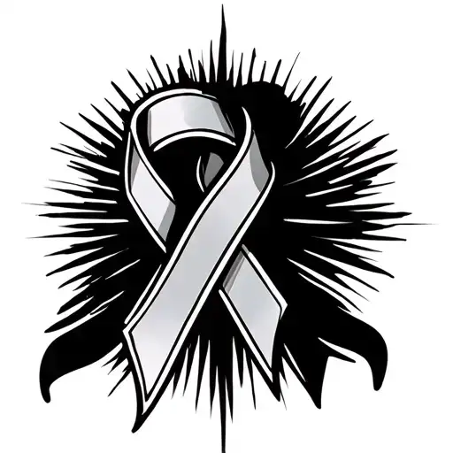 Mother And Son Survivor Ribbon