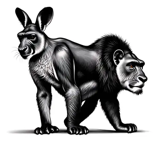 Lion Gorilla Kangaroo