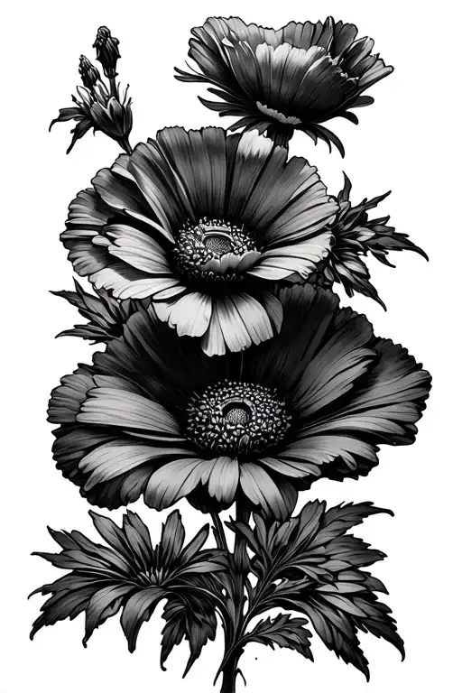 Daisy And Larkspur Poppy Gladius