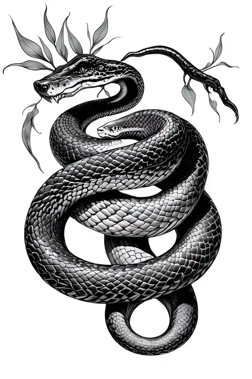 Mother Nature Inspired Mysterious Snake Wrappe