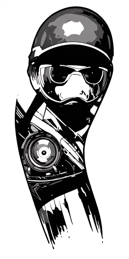 80S And 90S Theme Arm Sleeve