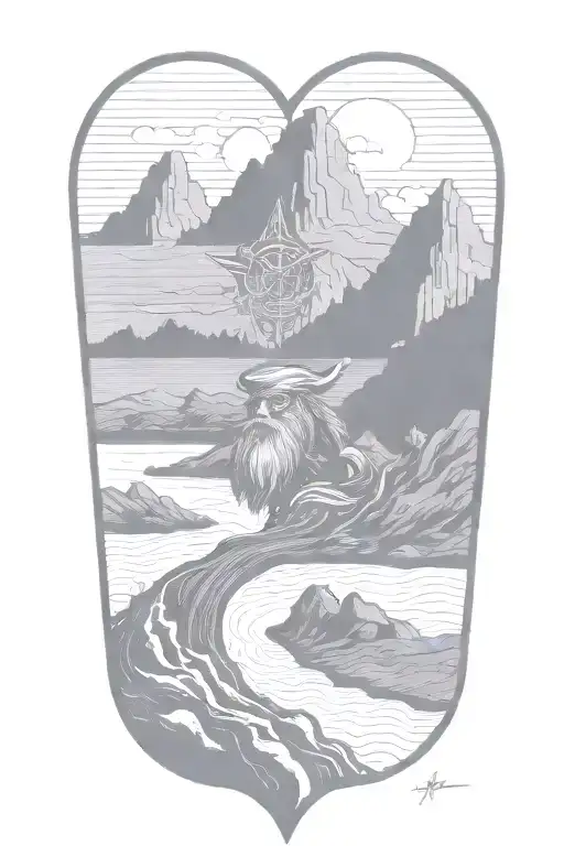 This Is All Part Of Odin's Face