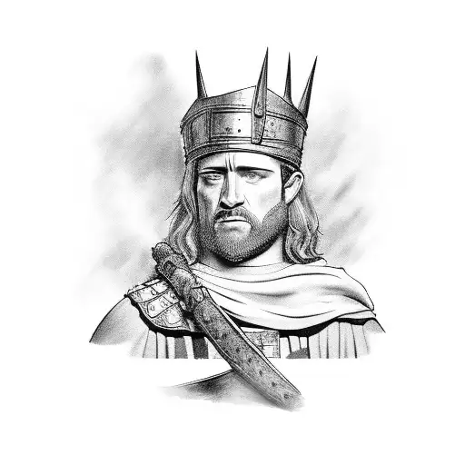 William Wallace And Roman Soldier