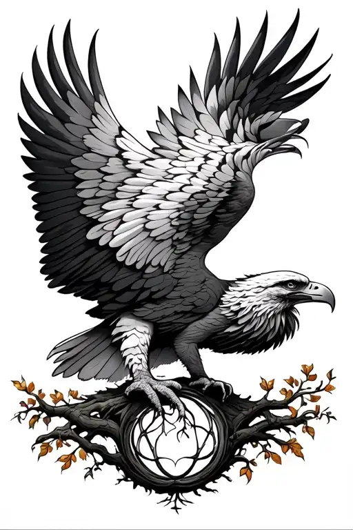 Polish Eagle With Tree Of Life
