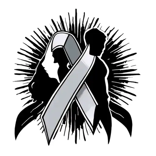 Mother And Son Survivor Ribbon