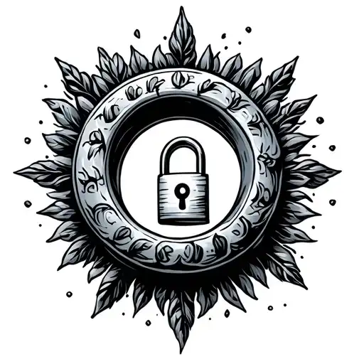 Lock Symbolizing Owned Submissive