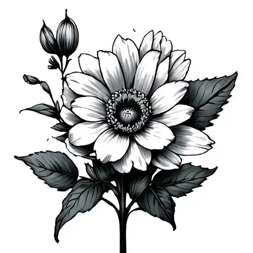 November With Lincoln In The Stem And April Birth Flower With Maverick In The Stem