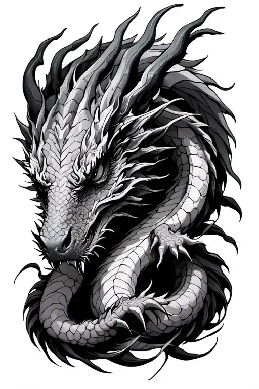 Cecaelia And Dragon Mix