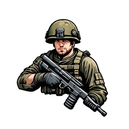 Cartoon Soldier