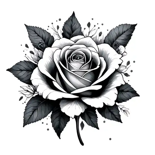 Rose Et Cosmos Combine The Strength