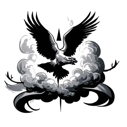 Religious Items And Clouds