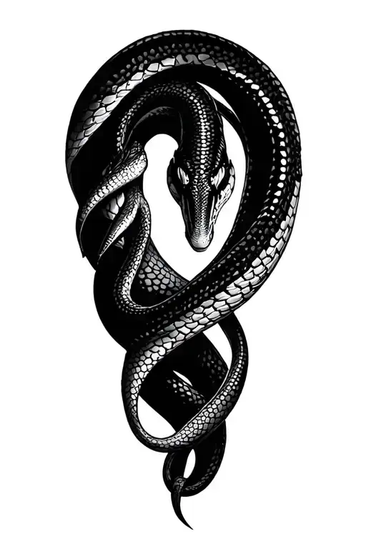 Dolk With Snake Wrapped