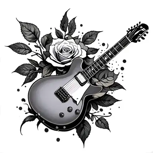 Rose Guitar Running