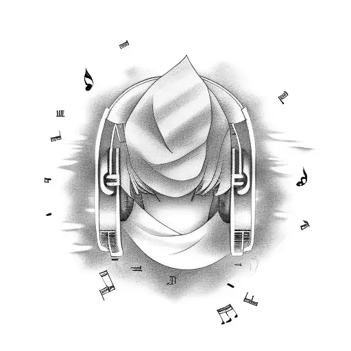 Manga Pages Forming A Music Sheet