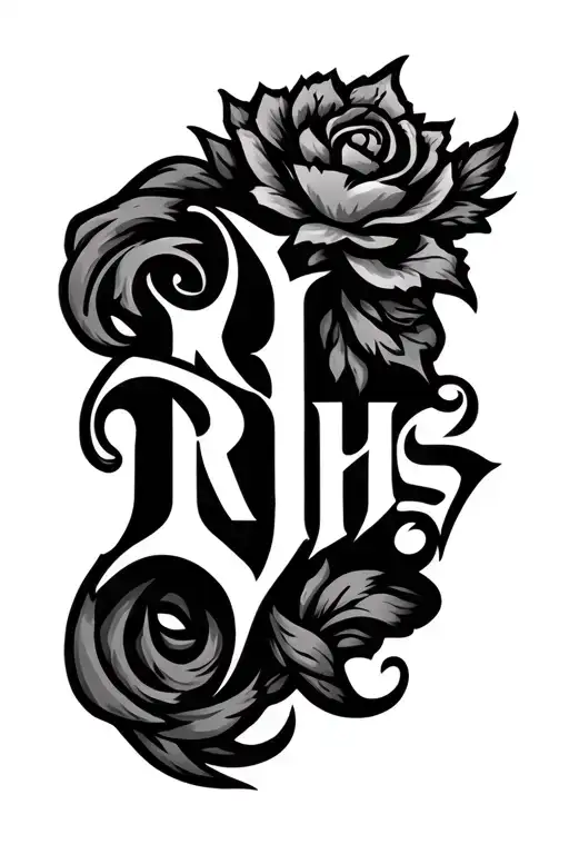 Rhys Logo Black