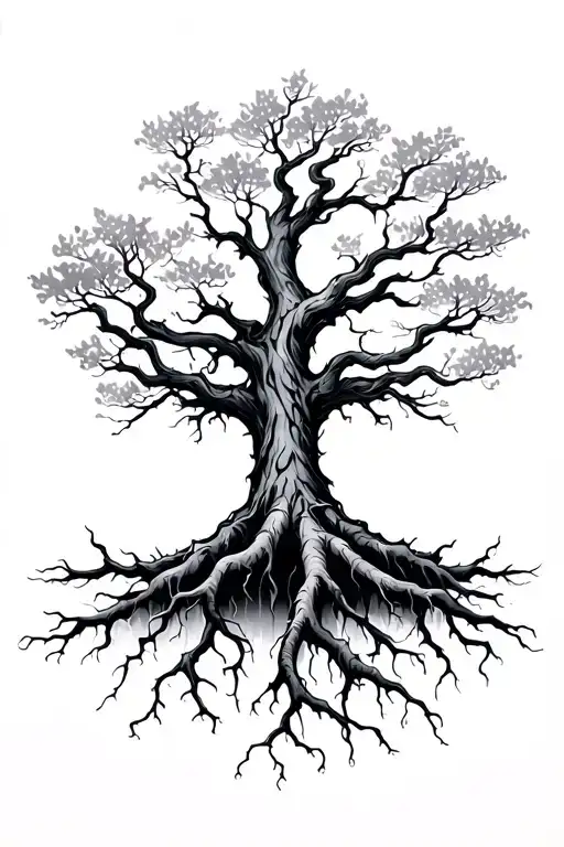 Poison Tree With Roots Forming