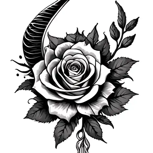 Sagittarius And Rose