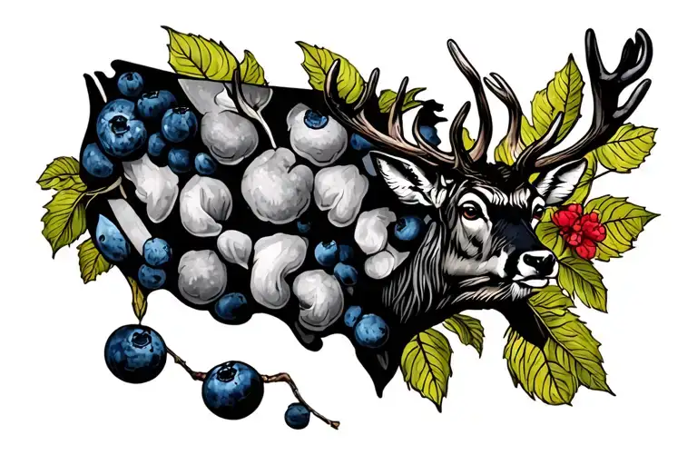 Deer Cross America Blueberry