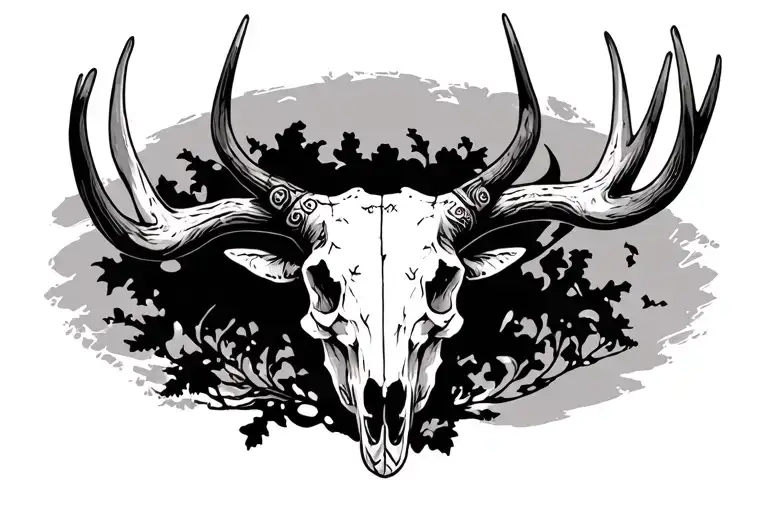 Irish Elk Skull