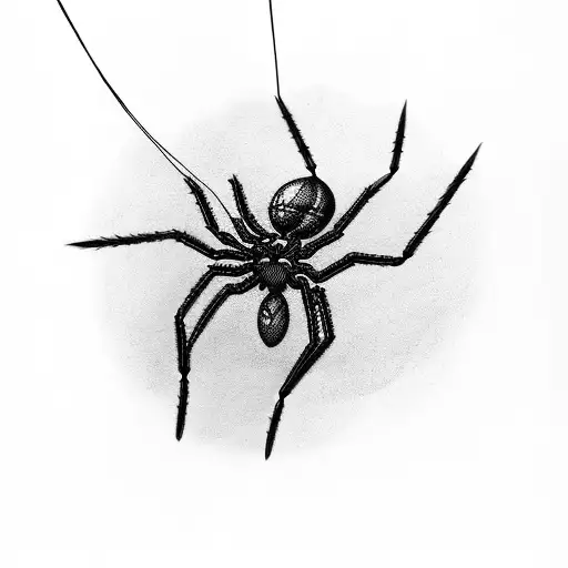 Chains Wrapped Around Spider Web With Zaphyres Hanging From Them