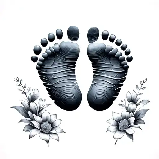 Tiny Baby Footprints