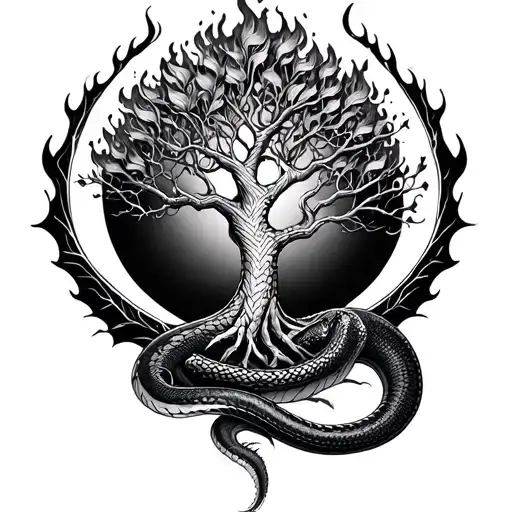 Cobra Burning Bush Tree Of Life