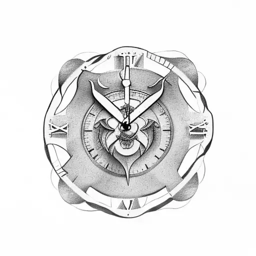 Viking Greek Wind Rose Clock Bear Eagle Courage Symbol Ivy