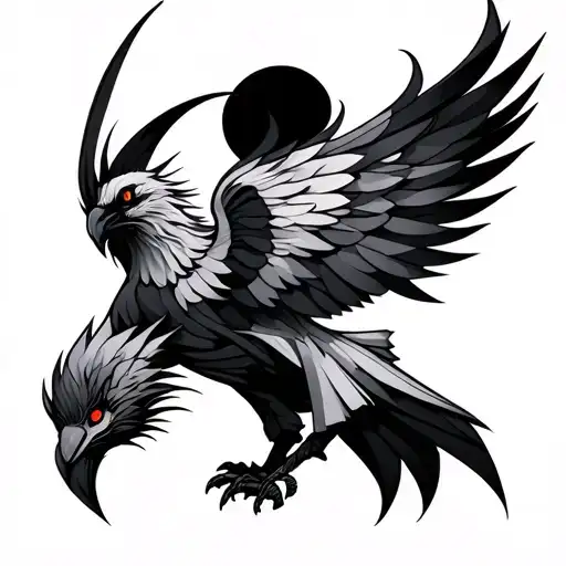 Forearm Phoenix And Geometric