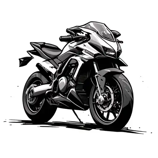 Single Line Dirtbike