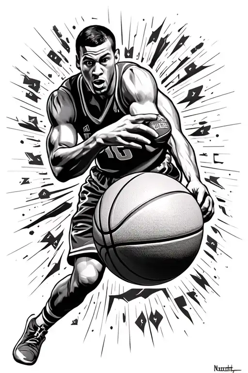 Basketball Rugby Gambling Trippy 3D