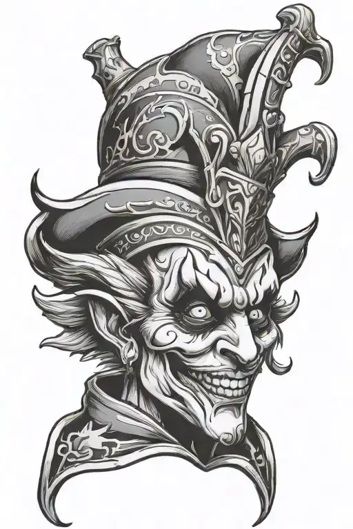 Creepy Jester Design