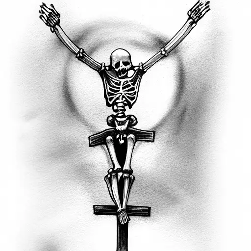 Crucifix Skeleton