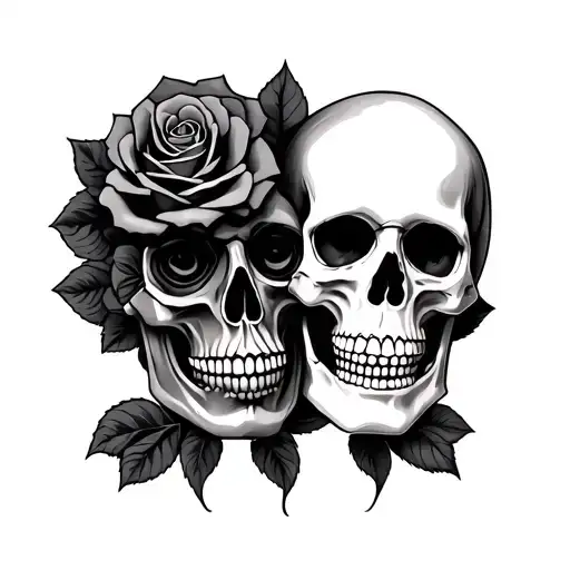 Zakia And Skull Roses