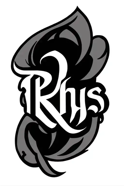 Rhys Logo Black